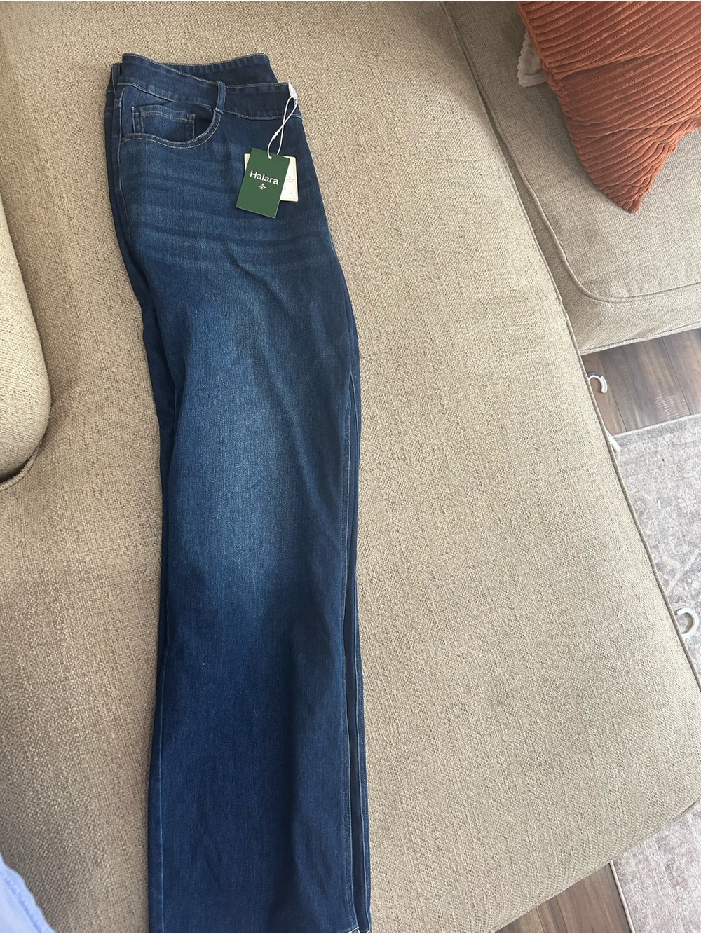 HALARA Men's Indigo Straight-Leg Jeans